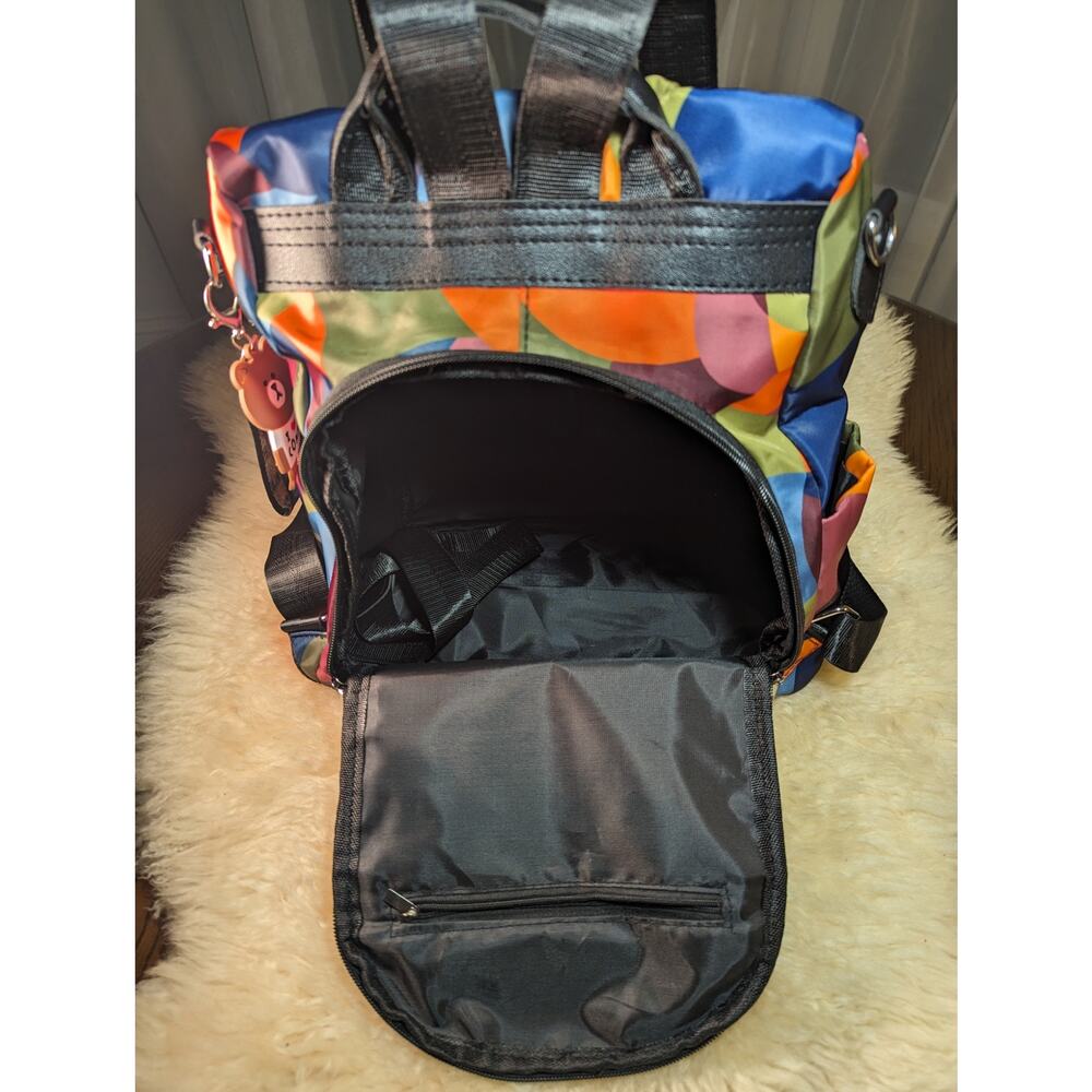 Water Resistant backpack with Cony charms - Picture 4 of 6